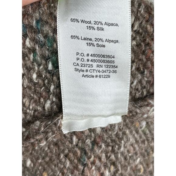 ARITZIA WILFRED Dunkirk Knit Vest Size XXS Wool Alpaca Silk Lagenlook Chunky - Picture 13 of 13